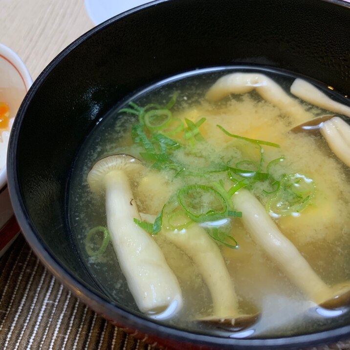 毎日の献立☆豆腐とブナシメジの味噌汁